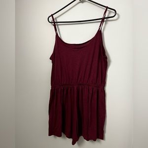 Burgundy H&M Romper